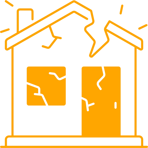 Damaged home sold as-is without any repairs