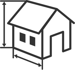 House symbol representing quick and easy home selling