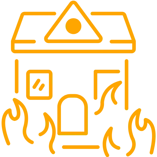 Home affected by fire, water, or mold damage sold as-is